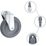  Okretni kotačići s otvorom za vijke 8 kom 125 mm | Eponuda.com