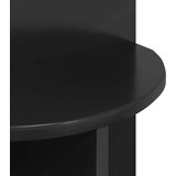  Bocni stol Crni hrast Ø 39,5 x 55 cm Konstruirano drvo | shoptok.hr