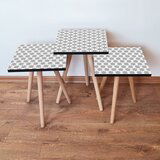 Hanah home Set 3 stočića 3Shp10 White | ePonuda.com