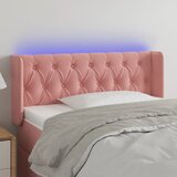  LED uzglavlje ružičasto 93x16x78/88 cm baršunasto | Eponuda.ba
