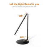 Taotronics Namizna LED svetilka Minimalist DL19, črna | Shoptok.si