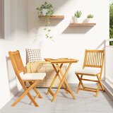 Bistro set za vrt 3 kom. Smeđa Čvrsto drvo akacije Cijene