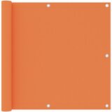 vidaXL Balkonsko platno oranžno 90x600 cm oksford blago, (20610608) | Shoptok.si