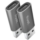 Trust adapter Calyx Usb-a To Usb-c (2x), 25573 | Shoptok.si