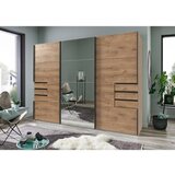 MID.YOU OMARA Z DRSNIMI VRATI, prozorno, barve hrasta | Shoptok.si