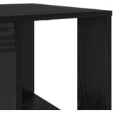  Stol s policom Crni hrast 130 x 50.5 x 75 cm Konstruirano drvo | shoptok.hr