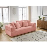 Bobochic Paris Rožnata sedežna garnitura iz šenilje 237 cm Whesley – | Shoptok.si