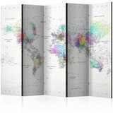 Artgeist Paravan Colorful World I, 5-Delni, Dvostranski | Shoptok.si