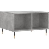 Maison Chic Klubska mizica - kavna mizica - Nizka mizica betonsko siva 60x50x36,5 cm inženirski les, (21753967) Cene