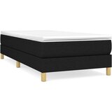 Box spring krevet s madracem crni 80 x 200 cm od tkanine | shoptok.hr