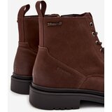 Big Star Suede Warm Ankle Boots For Men With Zipper OO174229 Brown | Shoptok.si