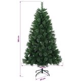 Umjetno božićno drvce 180 cm PVC i metal Zelena - 180 cm | shoptok.hr