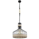 Globo Visilica Halia (60 W, Crna, E27, Promjer: 35 cm) | shoptok.hr