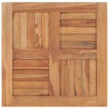 vidaXL Stolna ploča od masivne tikovine 60 x 60 x 2 5 cm | shoptok.hr