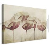 Slika - Flowers in Beige (1 Part) Wide 30x20 | shoptok.hr