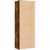  Visoka komoda dimljeni hrast 70x41x185 cm od konstruiranog drva | shoptok.hr