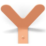 Spinder Design Rožnato-oranžen jeklen stenski obešalnik 66 cm Frondo – | Shoptok.si