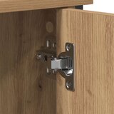 TV ormarić Crni Hrast 101x35x65 cm Enginjerwood i Čelik | shoptok.hr
