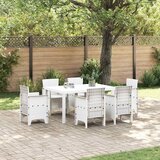  Stol za vrt Bijelo 150 x 100 x 73 cm poliratan | shoptok.hr