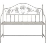  Vrtna klupa Antič White 104 x 52,5 x 89 cm Čelik | Eponuda.com
