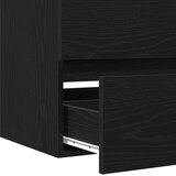 Ormarić za sudoper crni hrast 100x38,5x45 cm konstruirano drvo | shoptok.hr