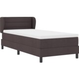 Box Spring Krevet s Madracem - Tamno smeđi 80x200 cm Tkanina | shoptok.hr