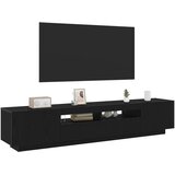  Set TV komoda 2 pcs Crna 200 x 35 x 40 cm Konstruirano drvo | shoptok.hr