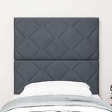  Uzglavlje Tamno siva 80 cm Baršun | shoptok.hr