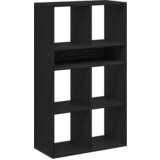 Maison Chic Knjižna omara - Knjižni regal črna 66x31x112 cm inženirski les, (21723542) Cene