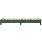  Za krevet s oprugama tamnozeleni 100x200 cm baršunasti | shoptok.hr