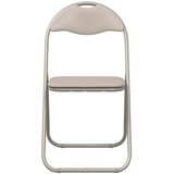  Sklopiva stolica 8 pcs Pijesak 48 x 43,5 x 81 cm Lažna koža | shoptok.hr