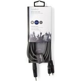 Nedis COTH22200GY15 Stereo audio kabl, 3,5 mm muški, 2x RCA muški, Niklovani, 1,50 m Cene