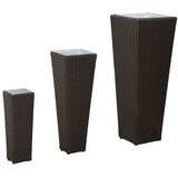 Vrtni set 3 pcs Crna Metal | shoptok.hr