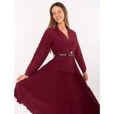 Italy Moda Dress-IT-SK-21599.80-burgundy | shoptok.hr
