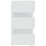 vidaXL LED noćni ormarić bijeli 45 x 35 x 67 od iverice | shoptok.hr