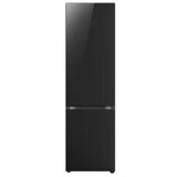 LG Kombinovani frižider - zamrzivač dole, Total No Frost, D, 384L (277+107), Door Cooling+™, Fresh converter, Express cooling, Sklopiva polica, Polica za vino, Stakleno Crna, 203 cm