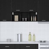 Viseći ormarić Crni hrast 30 x 29,5 x 80 cm Konstruirano drvo | shoptok.hr