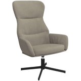  Stol za sproščanje svetlo siv žamet, (20958007) | Shoptok.si