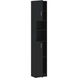  Kopalniška omarica črna 32x25,5x190 cm iverna plošča, (20580203) | Shoptok.si