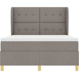 Krevet s opruga kutije Sivo-smeđa 200 x 160 cm tkanina | Eponuda.com