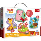 Trefl Baby Puzzle - Babies & the Bear - 1 k. Cene