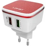 Stenski polnilec A2405Q 2USB + Lightning kabel, (20633270)