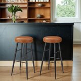 Songmics Set barskih stolov 2 kosa 51,6x51,6x76,2 cm rjave barve, (5000302498) u