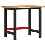  Radni stol 100 x 60 x 83 cm od masivnog drva bagrema pravokutni | shoptok.hr