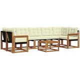  Set vanjskih sofa 8 kom. Prirodna i krem | shoptok.hr