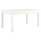 Maison Chic Klubska mizica - kavna mizica - Nizka mizica bela 80×50×40 cm trdna borovina, (21753427) Cene