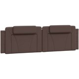  Jastuk za uzglavlje smeđi 180 cm od umjetne kože | shoptok.hr