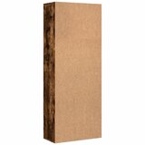  Visoka komoda dimljeni hrast 70x35x180 cm konstruiranog drva | shoptok.hr
