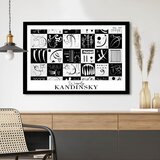 WALLXPERT 4262SYHKANDINSKY-027 Višenamensko Dekorativno Okvirno Slikarstvo | Eponuda.com