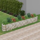  Gabionska povišena gredica od pocinčanog željeza 400x50x50 cm | shoptok.hr